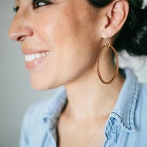 Magnolia Market Wooden Loop Earrings